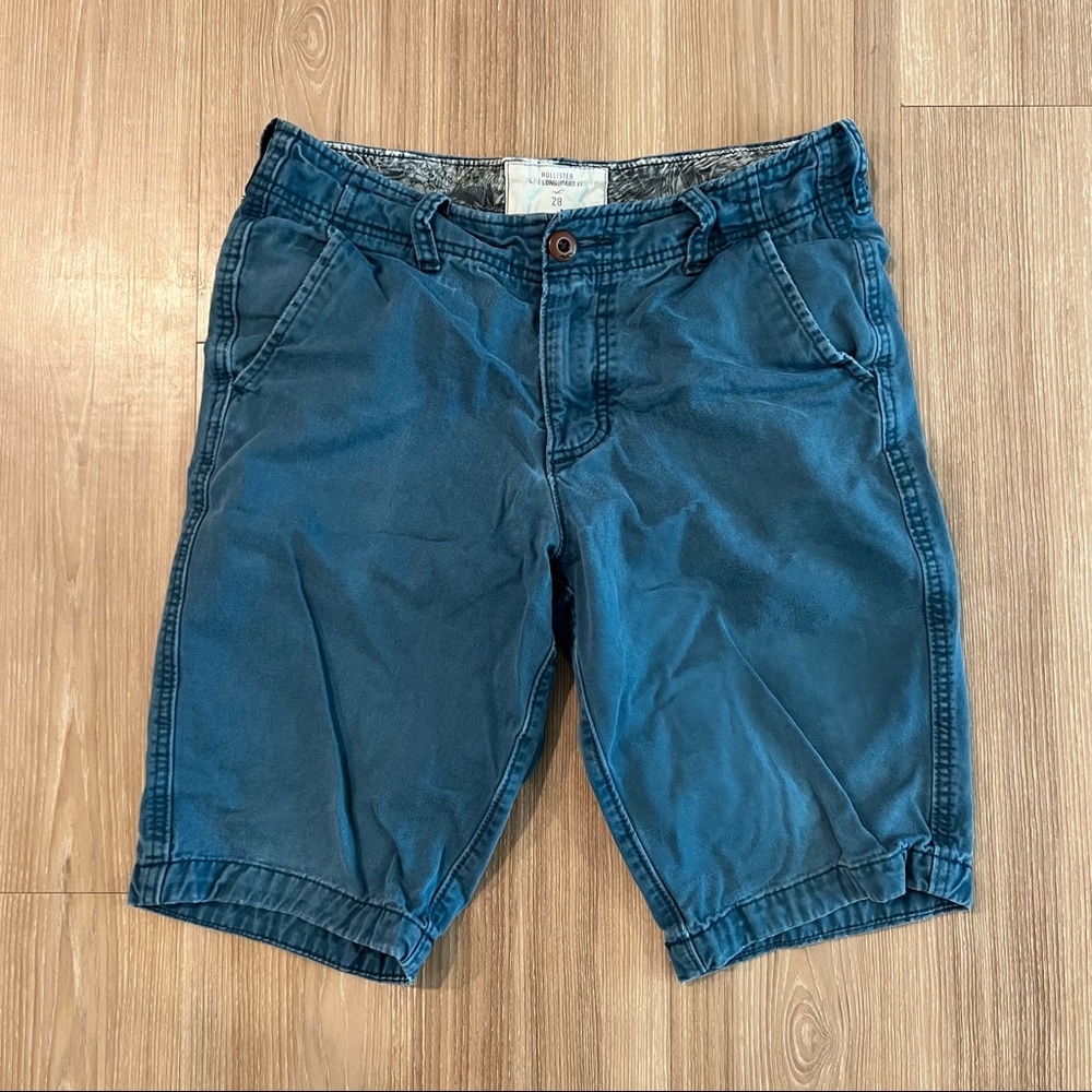 EUC Flat Front Cali Longboard Fit Hollister Shorts